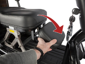Электротрицикл Wanshida UN MOTO 60V 650Вт (черно-синий) - Фото 8